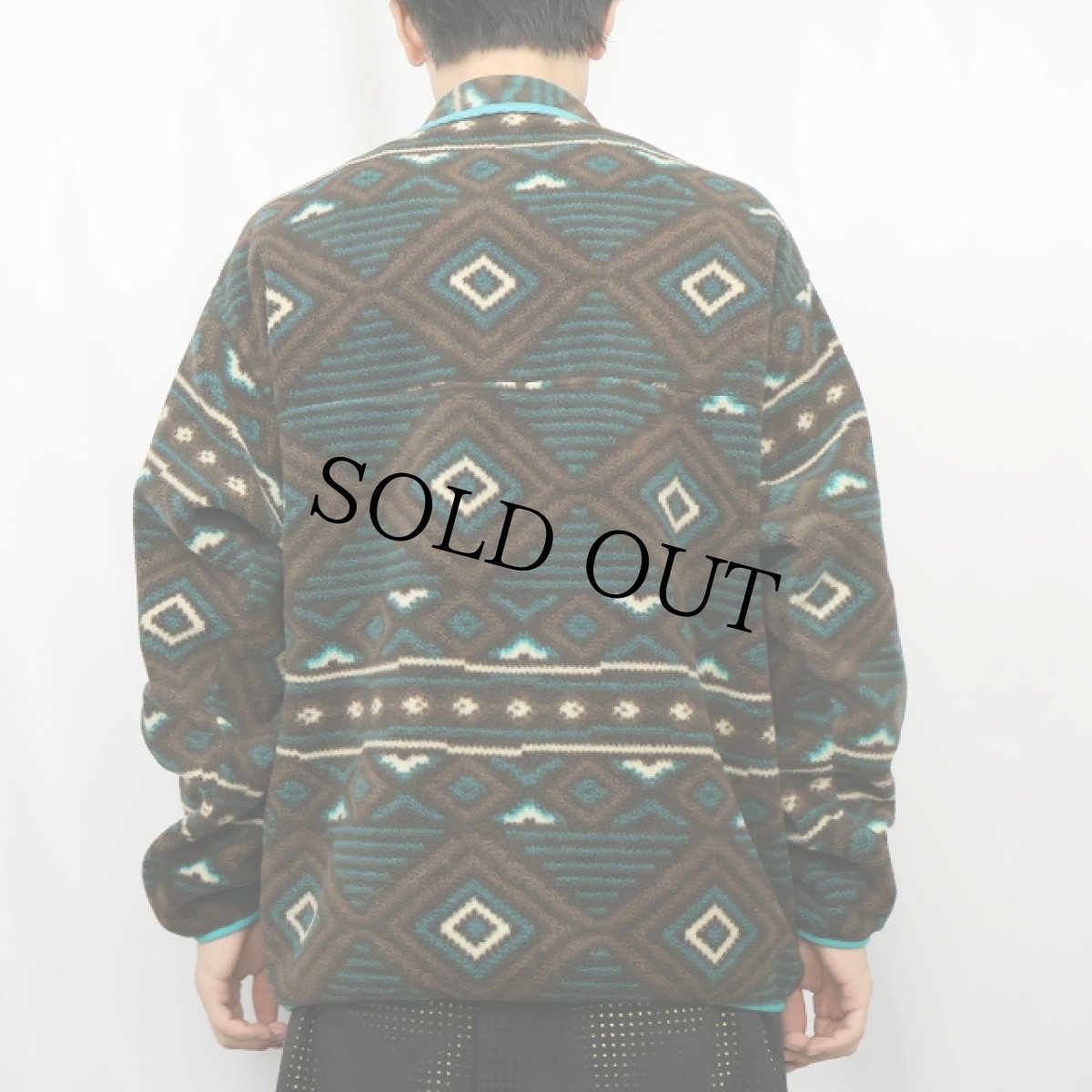 画像3: 2013AW patagonia 総柄 スナップT L (3)