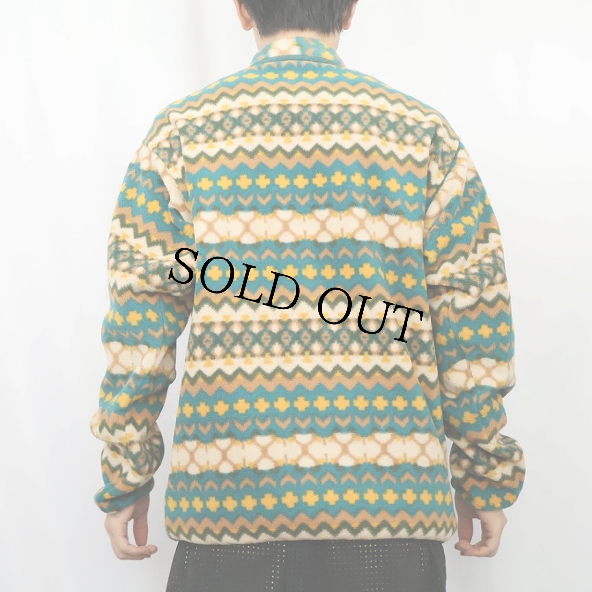 画像3: 2015AW patagonia 総柄 スナップT M (3)