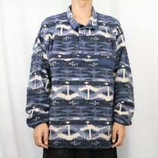 画像2: 2018AW patagonia 総柄 スナップT L (2)