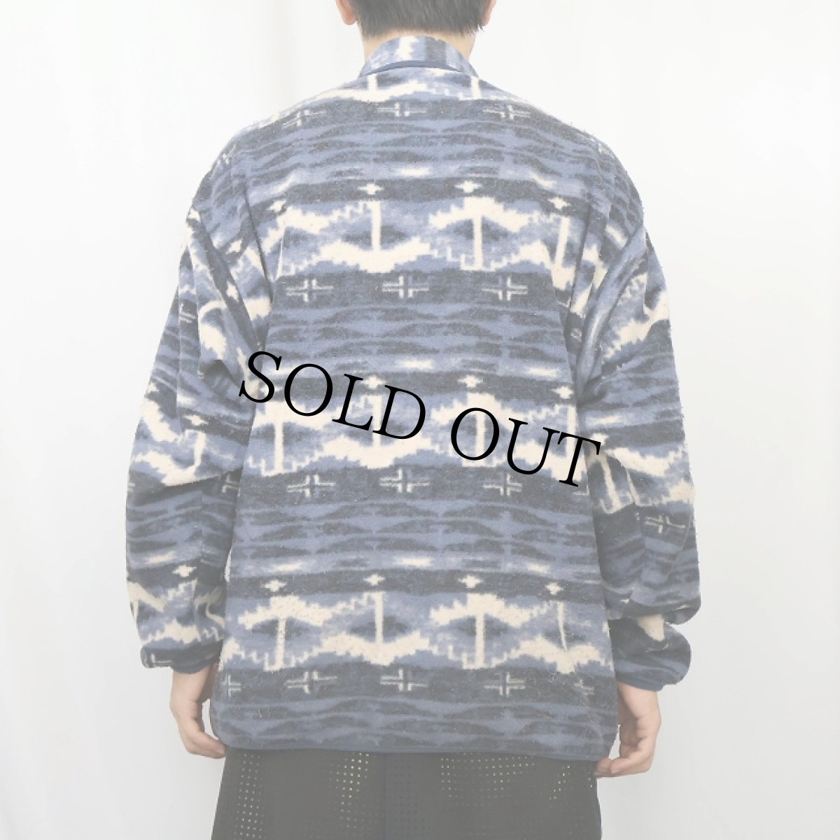 画像3: 2018AW patagonia 総柄 スナップT L (3)