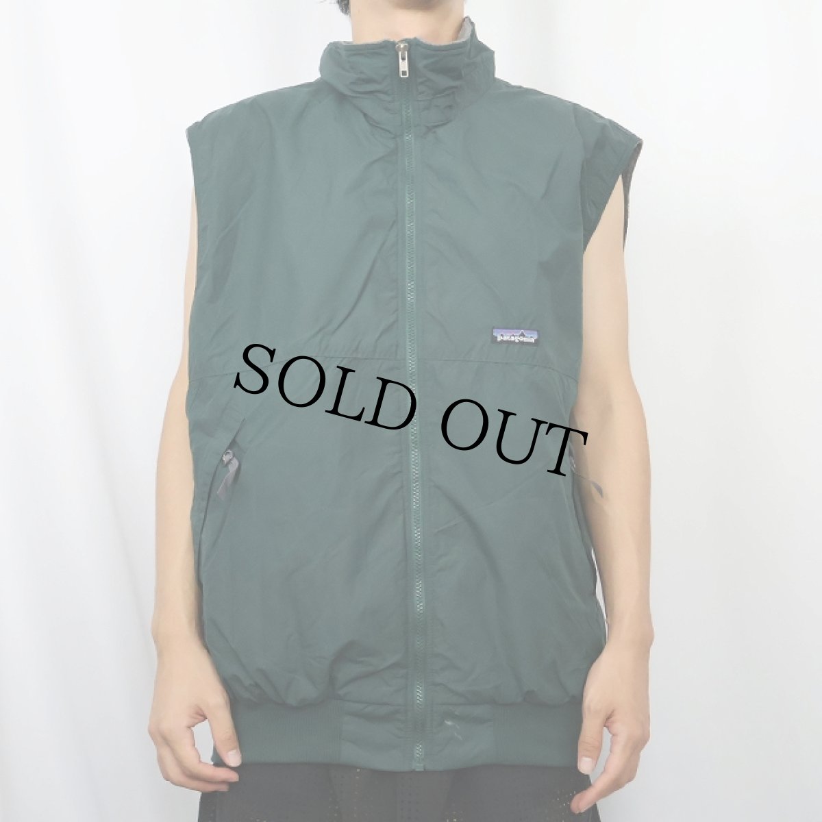 画像2: 90's Patagpnia シェルドシンチラベスト XL (2)