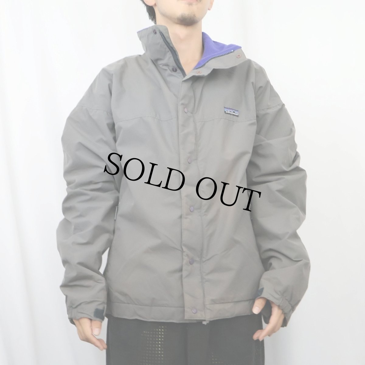 画像2: 80's patagonia USA製 シェルドシンチラジャケット XL (2)