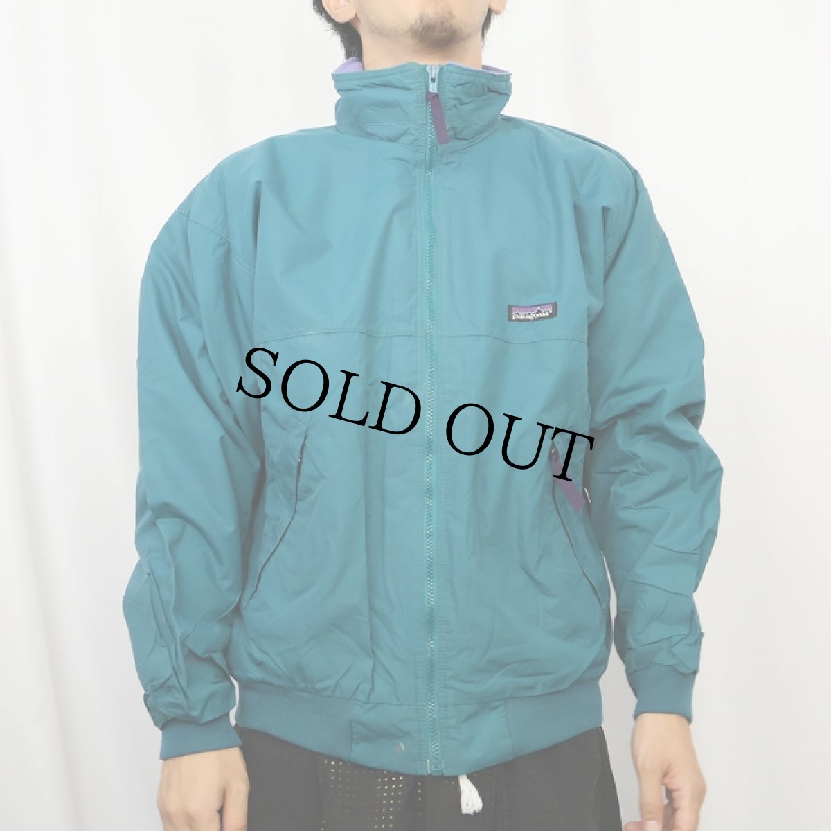 画像2: 90's Patagpnia USA製 シェルドシンチラジャケット M (2)