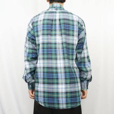 画像3: 90's Brooks Brothers USA製 チェック柄 コットンボタンダウンシャツ M (3)