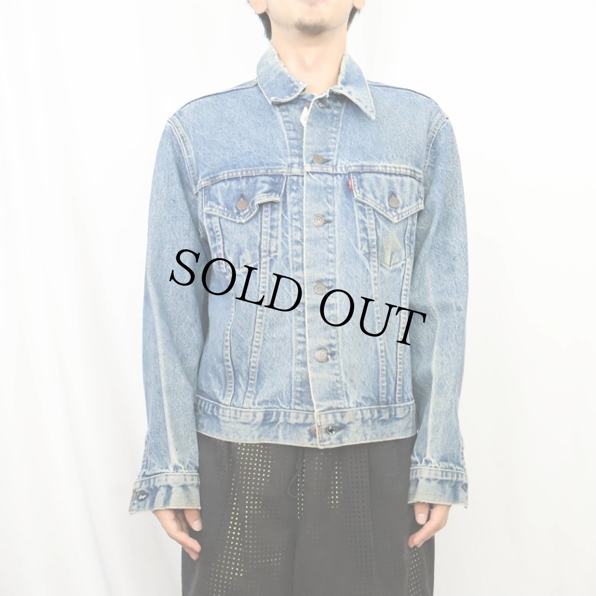 画像2: 70〜80's Levi's 70505-0217 USA製 デニムジャケット SIZE42 (2)