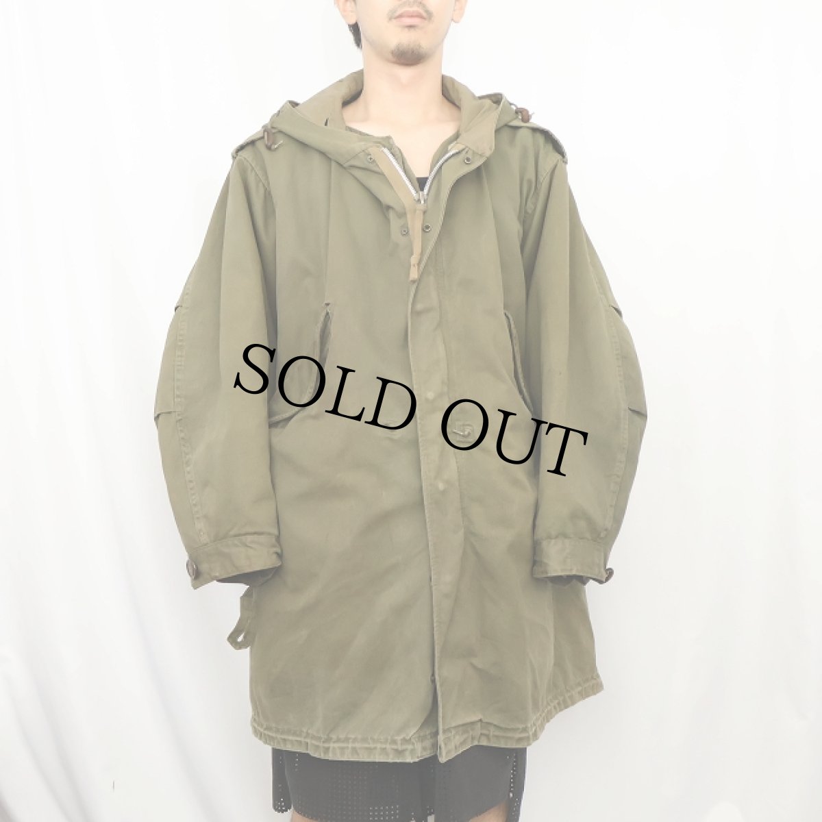 画像2: 50's U.S.ARMY M-51 ライナー付き モッズコート SMALL (2)