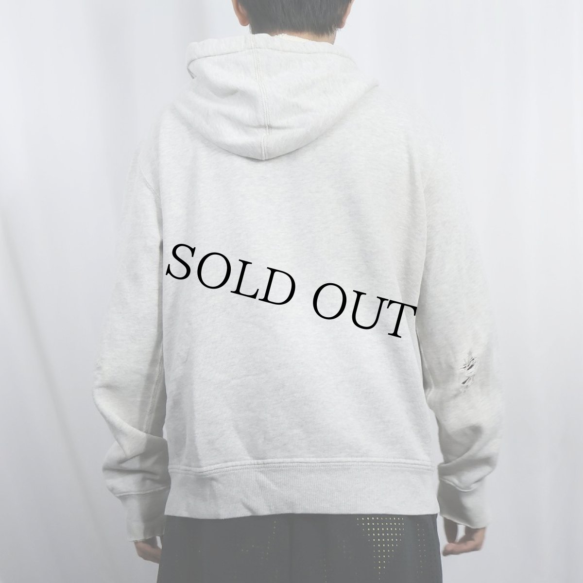 画像3: POLO Ralph Lauren REVERSE WEAVE TYPE ロゴ刺繍 裏サーマル スウェットジップパーカー L (3)