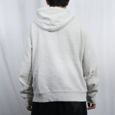 画像3: POLO Ralph Lauren REVERSE WEAVE TYPE ロゴ刺繍 裏サーマル スウェットジップパーカー L (3)