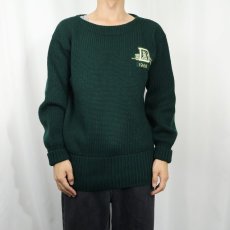 画像3: 60's JAMES CAMPION フェルト＆刺繍ワッペン レタードニットセーター (3)