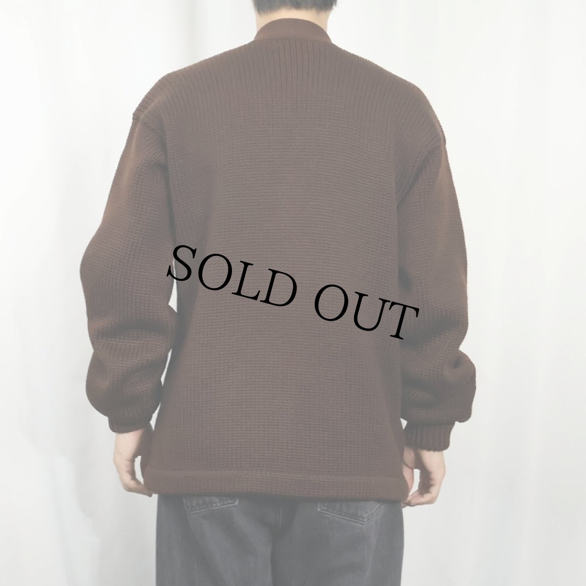 画像3: 50's W.A. HENRY INC. レタードニットカーディガン (3)