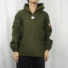 画像2: 60's〜 ワッペン付き ハーフジップ コットンアノラックパーカー (2)