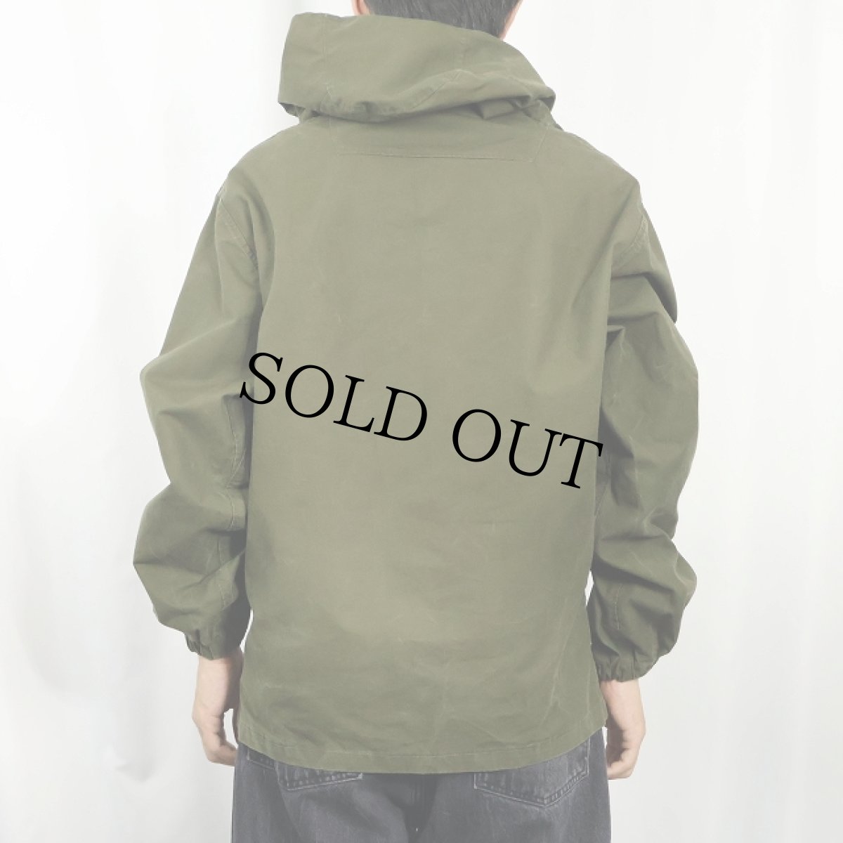 画像3: 60's〜 ワッペン付き ハーフジップ コットンアノラックパーカー (3)