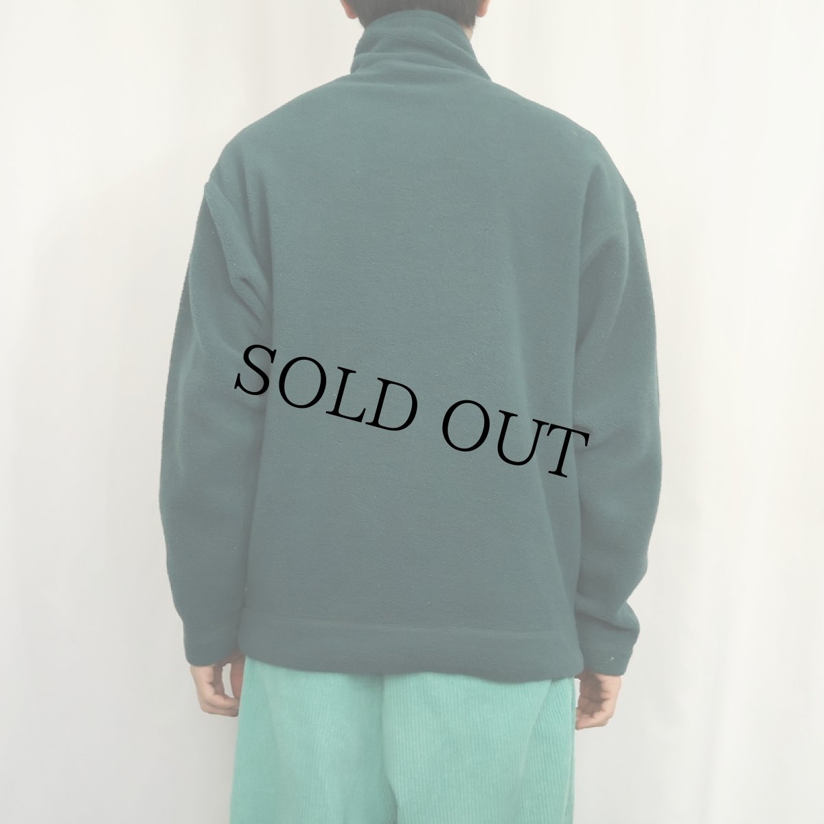 画像3: 90's Patagonia USA製 ハーフジップ フリースプルオーバージャケット M (3)