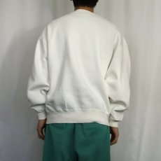 画像3: 90's RUSSELL ATHLETIC USA製 "HIGH COTTON" 前V スウェット L (3)