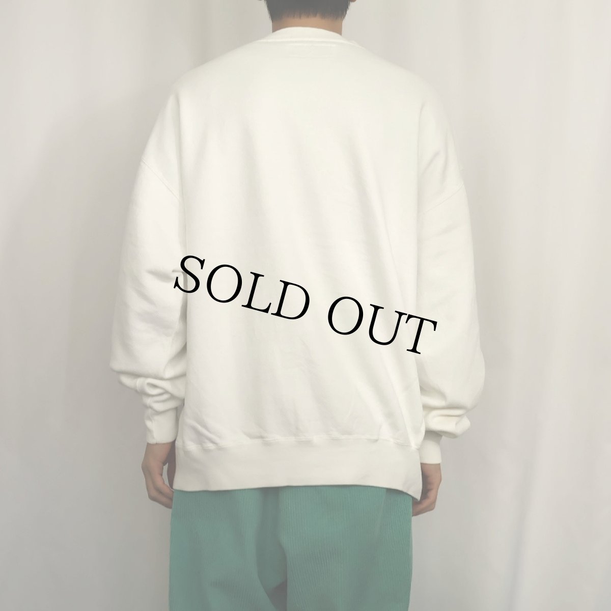 画像3: 90's RUSSELL ATHLETIC USA製 "HIGH COTTON" 前V スウェット XL (3)