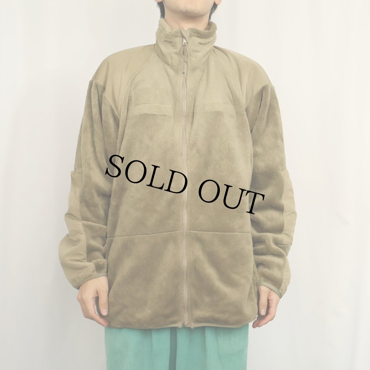 画像2: U.S.MILITARY ECWCS GEN3 Cold Weather コヨーテフリースジャケット X-LARGE-REGULAR (2)