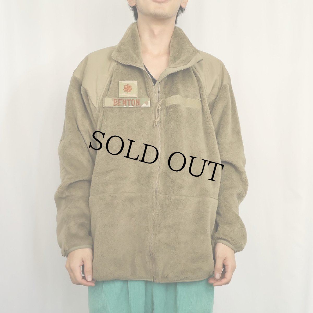 画像2: U.S.MILITARY ECWCS GEN3 Cold Weather "POLARTEC" コヨーテフリースジャケット LARGE-REGULAR (2)