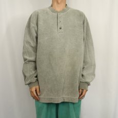 画像2: THE TERRITORY AHEAD CANADA製 インサイドアウト ヘンリーネックスウェット XL (2)