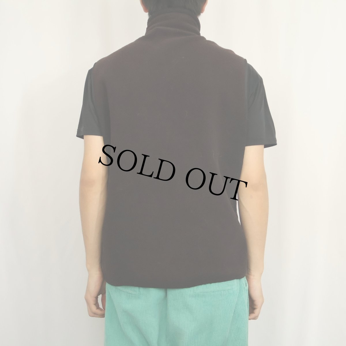 画像3: 90's Patagonia USA製 シンチラフリースベスト BLACK M (3)