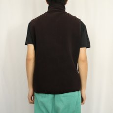 画像3: 90's Patagonia USA製 シンチラフリースベスト BLACK M (3)