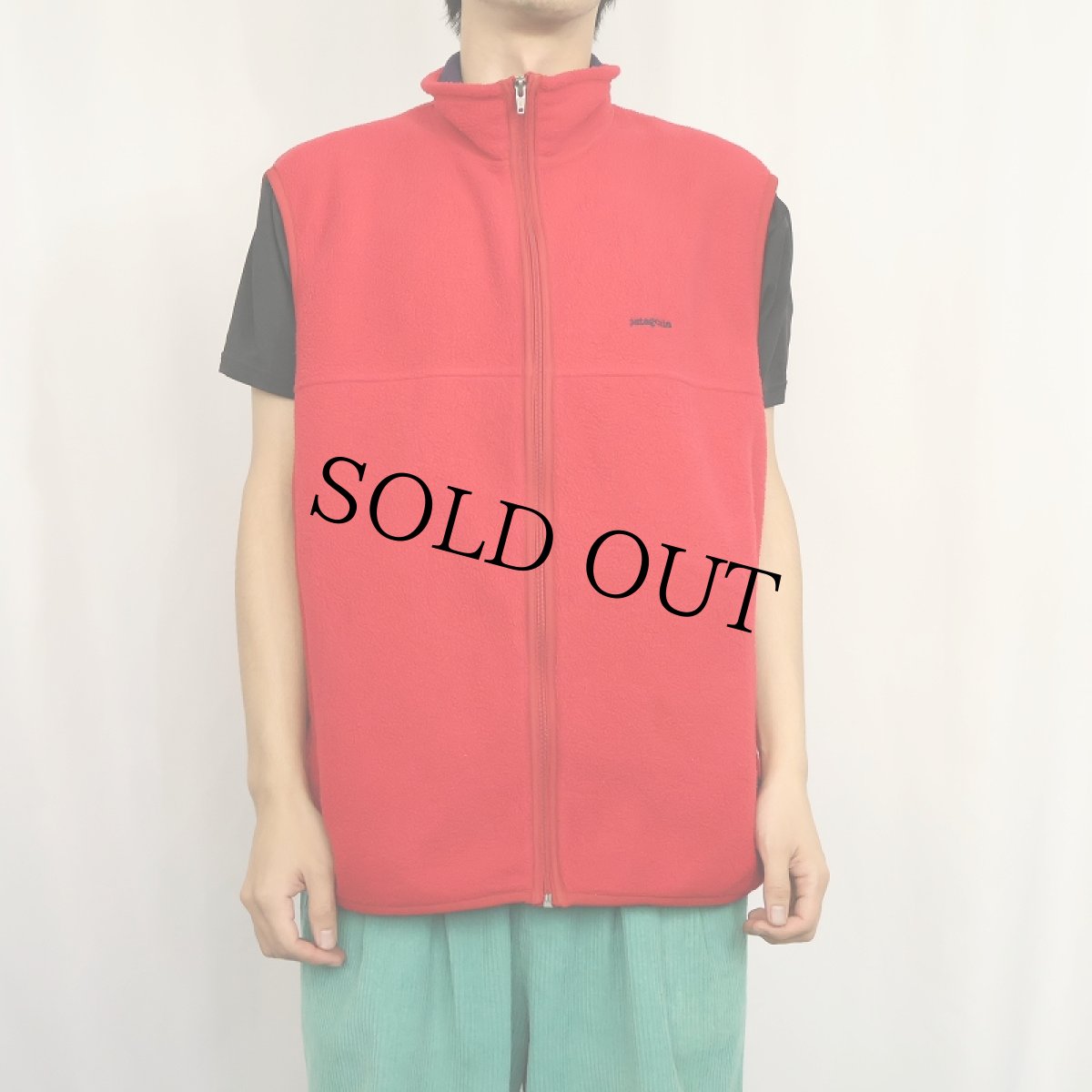 画像2: 90's Patagonia USA製 シンチラフリースベスト XL (2)