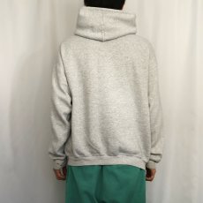 画像3: 90's TULTEX USA製 無地 スウェットジップパーカー XL (3)