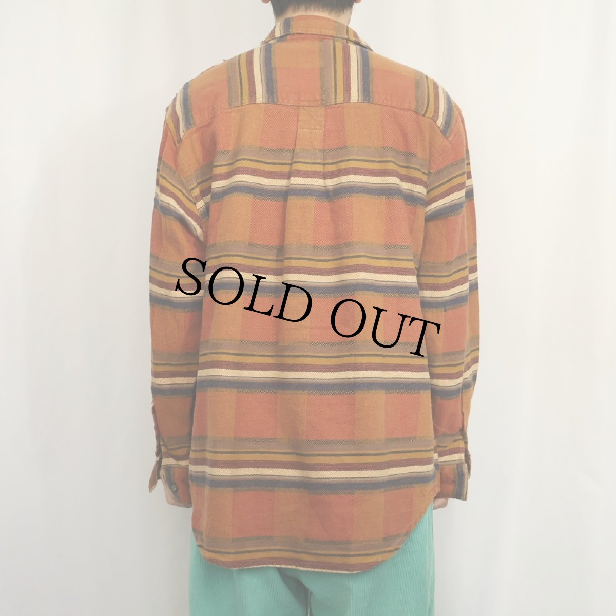 画像3: THE TERRITORY AHEAD 総柄織り コットンシャツ M  (3)