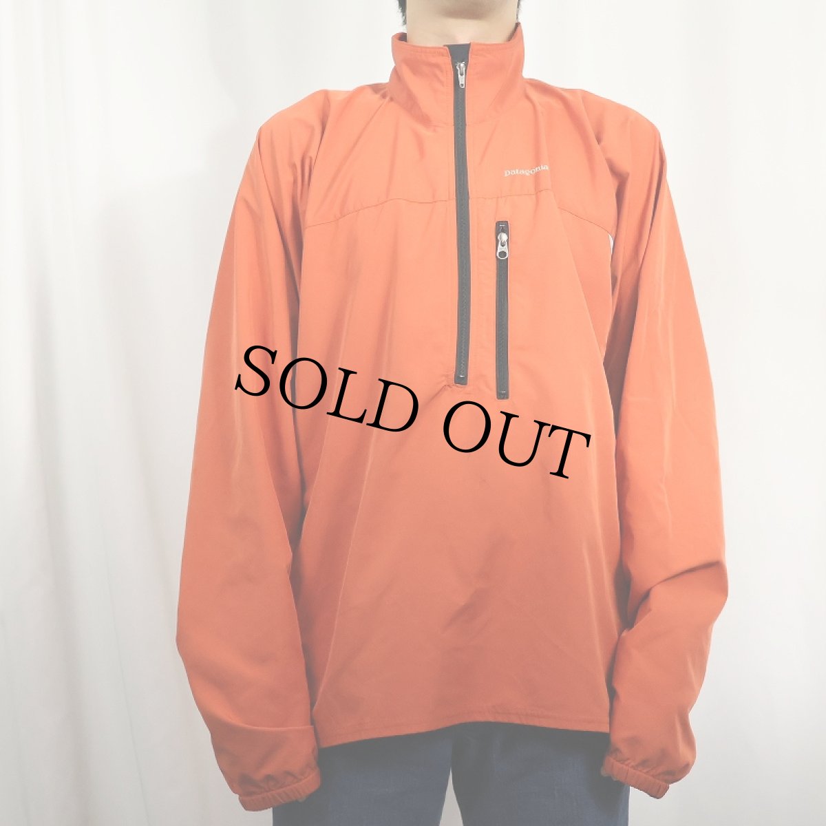 画像2: 90's Patagonia ハーフジップナイロンジャケット L (2)