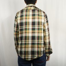 画像3: 70's Mr.Leggs USA製 チェック柄 ヘビーネルシャツ S (3)