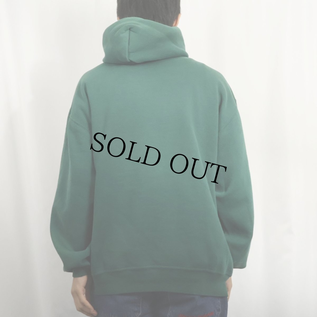 画像3: 90's RUSSELL ATHLETIC USA製 無地スウェットフーディー L (3)