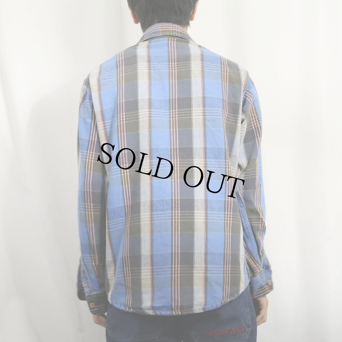 画像3: 80's BIG MAC USA製 チェック柄 ヘビーネルシャツ M (3)