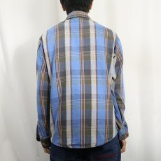 画像3: 80's BIG MAC USA製 チェック柄 ヘビーネルシャツ M (3)