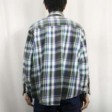 画像3: 90's FIVE BROTHER USA製 チェック柄 ヘビーネルシャツ XL (3)
