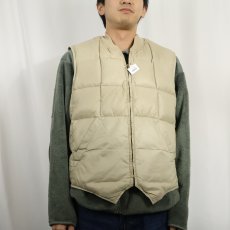 画像2: 70's Eddie Bauer USA製 リップストップ グースダウンベスト size46 (2)