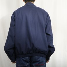 画像3: POLO Ralph Lauren ロゴ刺繍 ポリエステルスイングトップ NAVY L (3)