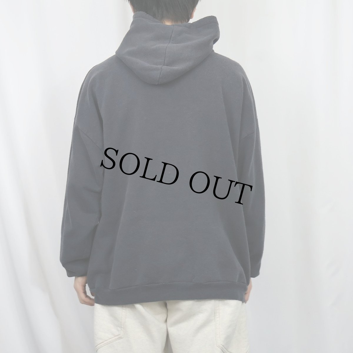 画像4: 90's NIKE CANADA製 "JUST DO IT" 刺繍付き スウェットフーディー BLACK XL (4)