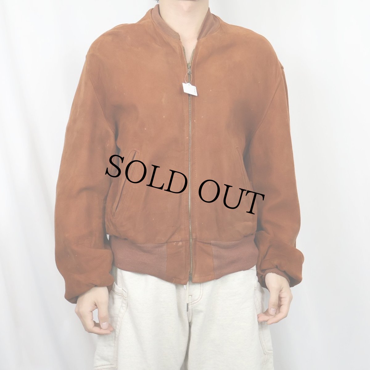 画像2: 〜70's スエードレザージャケット SIZE44 (2)