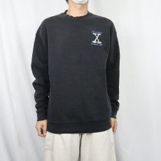画像2: 90's FRUIT OF THE LOOM USA製 "THE X-FILES SEASON VI CREW" 刺繍付き スウェット BLACK XL (2)