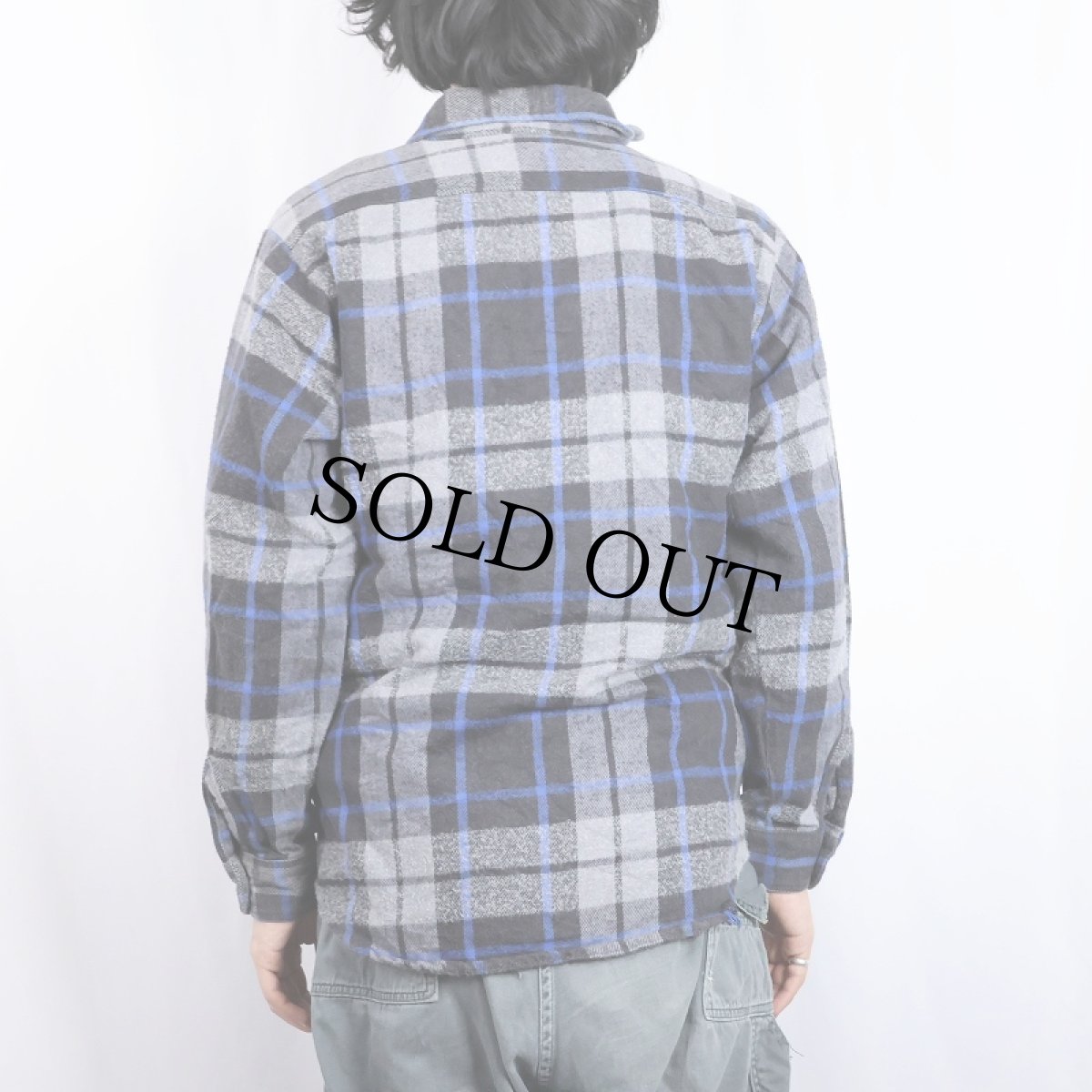 画像3: 80〜90's OSH KOSH USA製 チェック柄 ヘビーネルシャツ M (3)