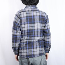 画像3: 80〜90's OSH KOSH USA製 チェック柄 ヘビーネルシャツ M (3)