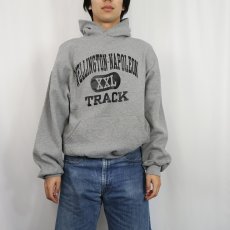 画像2: 90's RUSSELL ATHLETIC MEXICO製 ”WELLINGTON-NAPOLEON" プリントスウェットフーディー XL  (2)