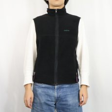 画像2: 90's Patagonia USA製 シンチラフリースベスト BLACK M  (2)