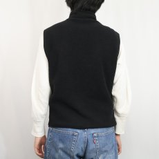 画像3: 90's Patagonia USA製 シンチラフリースベスト BLACK M  (3)