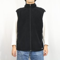 画像2: 2000's Patagonia シンチラフリースベスト BLACK XL (2)