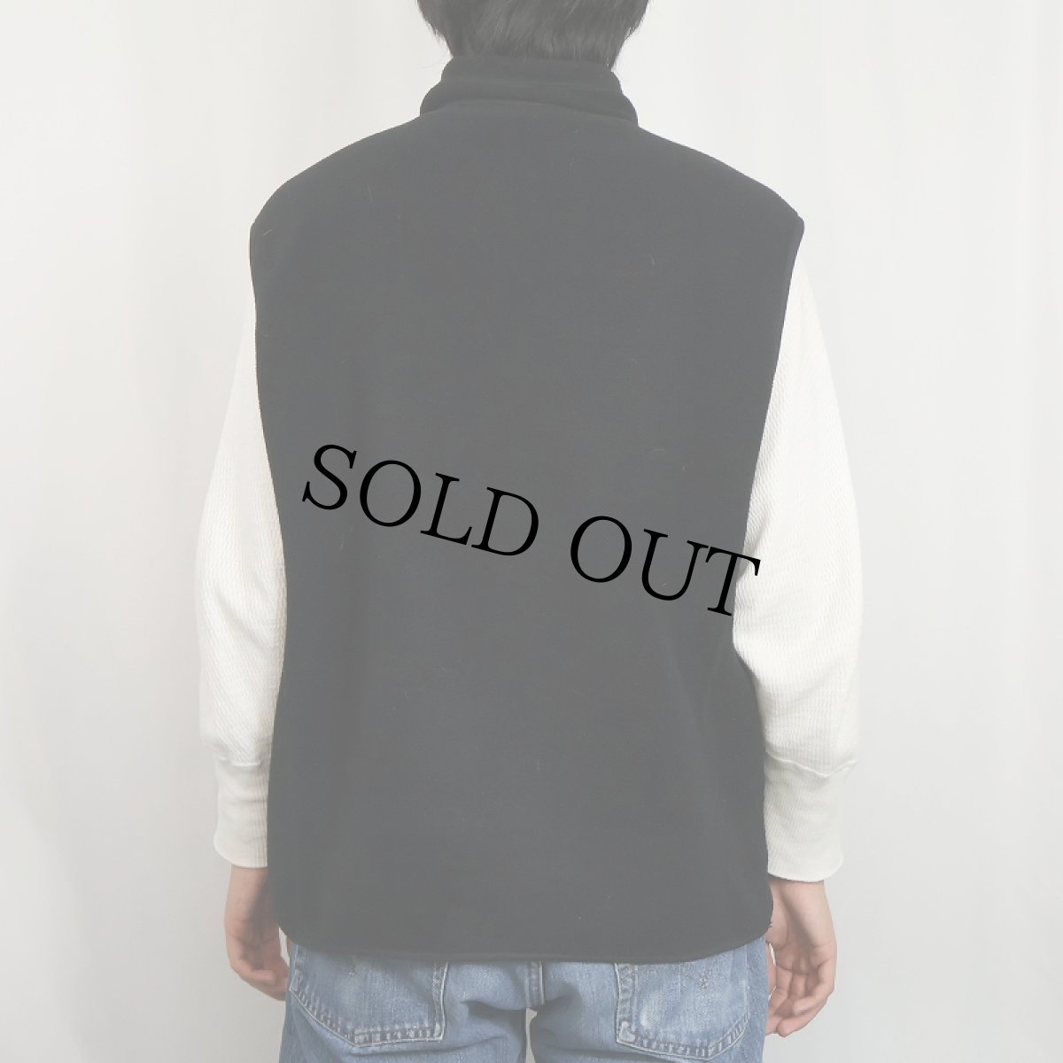 画像3: 2000's Patagonia シンチラフリースベスト BLACK XL (3)