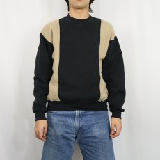 画像2: 90's RUSSEL ATHELETIC USA製 切り替えデザイン 前Vスウェット M (2)