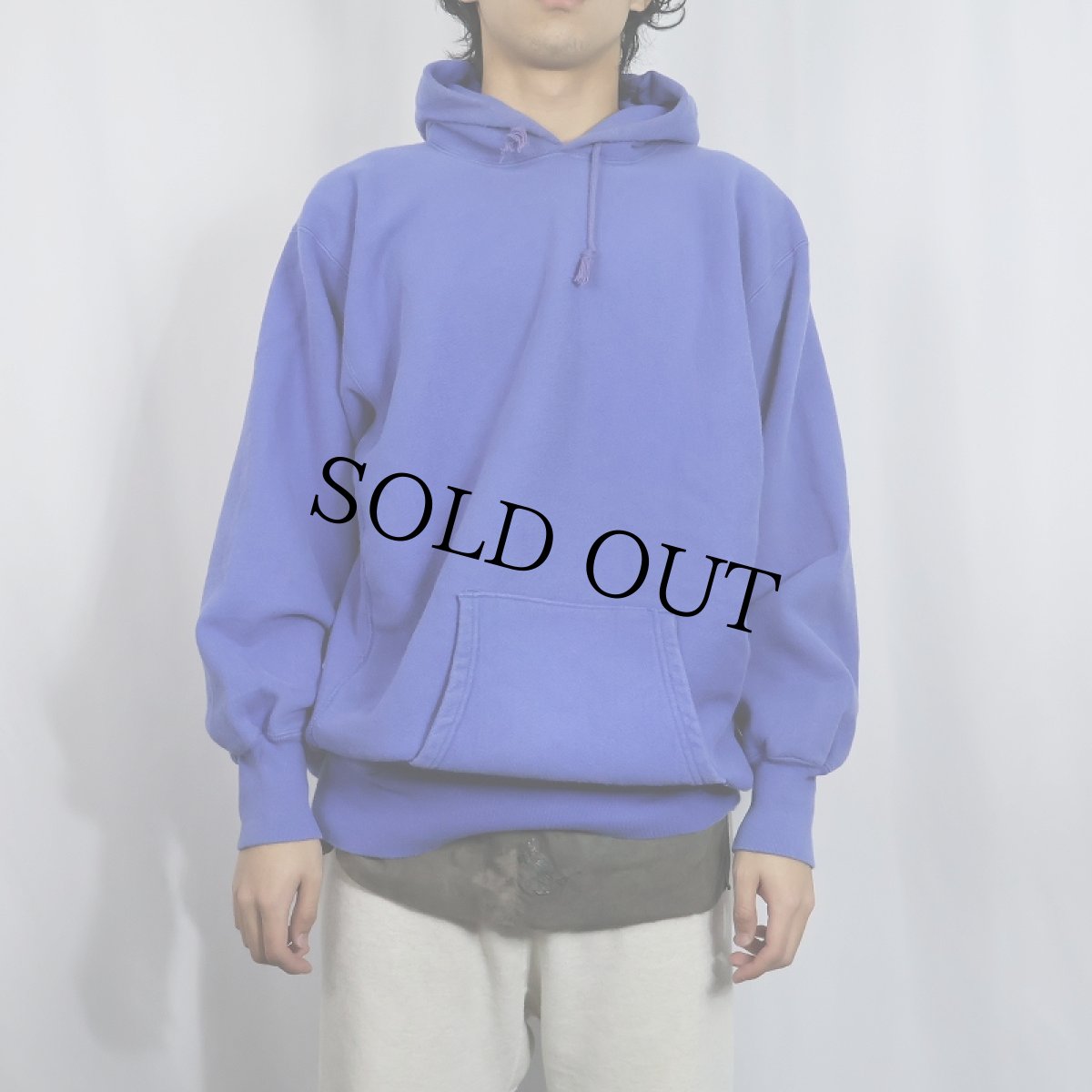 画像2: 80's LANDS' END by Champion REVERSE WEAVE USA製 スウェットフーディー XL (2)