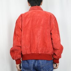 画像3: CopperKey キルティングライナー スエードレザージャケット L (3)