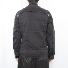 画像3: Levi's ブラックコットンジャケット M (3)