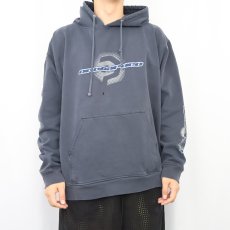 画像2: Ocean Pacific "OP BOARD CO" ロゴプリントスウェットフーディー NAVY L (2)